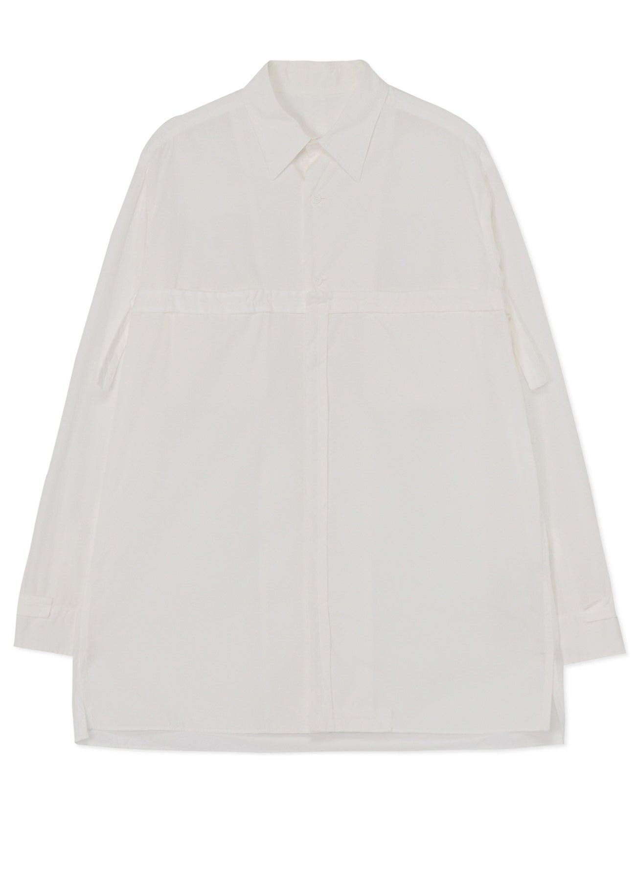 [Y's-Black Name]COTTON TAPE FLAP POCKET SHIRT