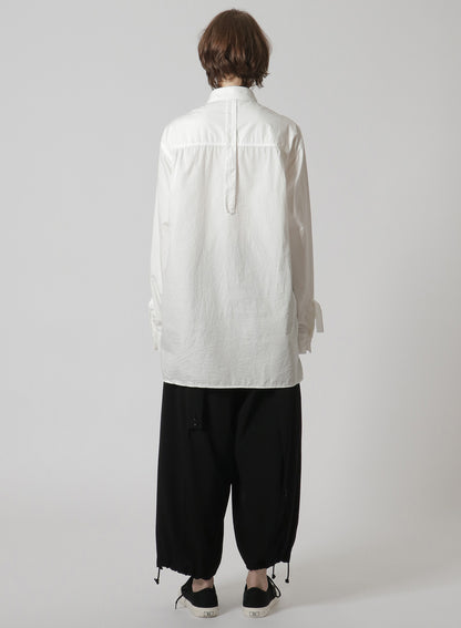 [Y's-Black Name]COTTON TAPE FLAP POCKET SHIRT