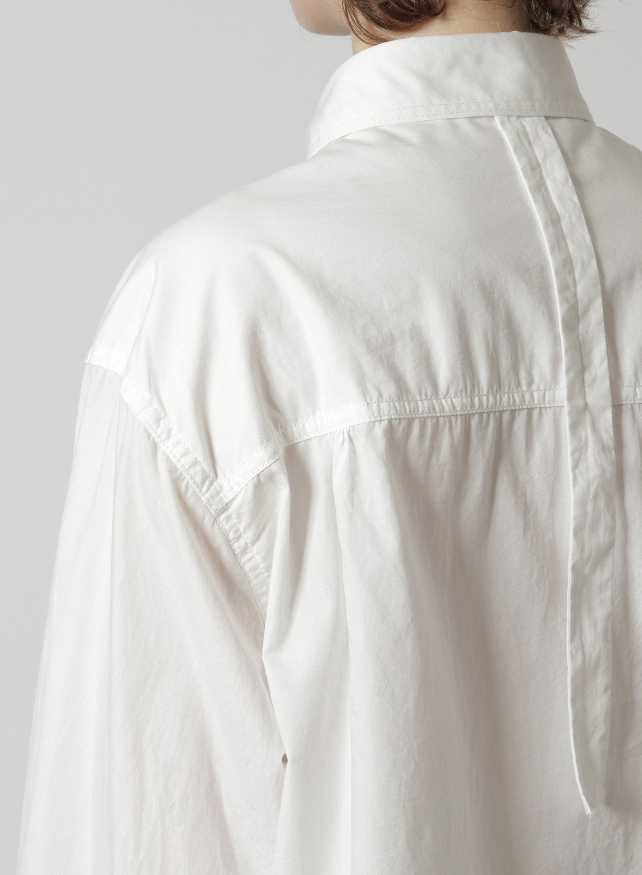 [Y's-Black Name]COTTON TAPE FLAP POCKET SHIRT