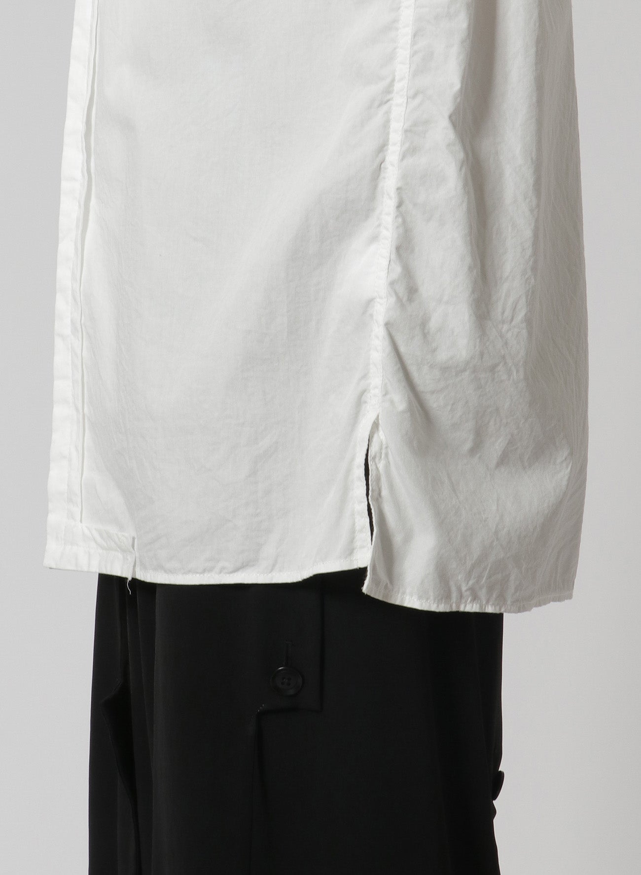 [Y's-Black Name]COTTON TAPE FLAP POCKET SHIRT