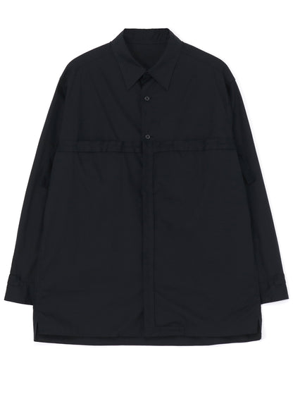 [Y's-Black Name]COTTON TAPE FLAP POCKET SHIRT