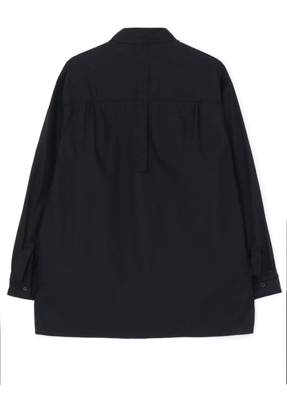 [Y's-Black Name]COTTON TAPE FLAP POCKET SHIRT