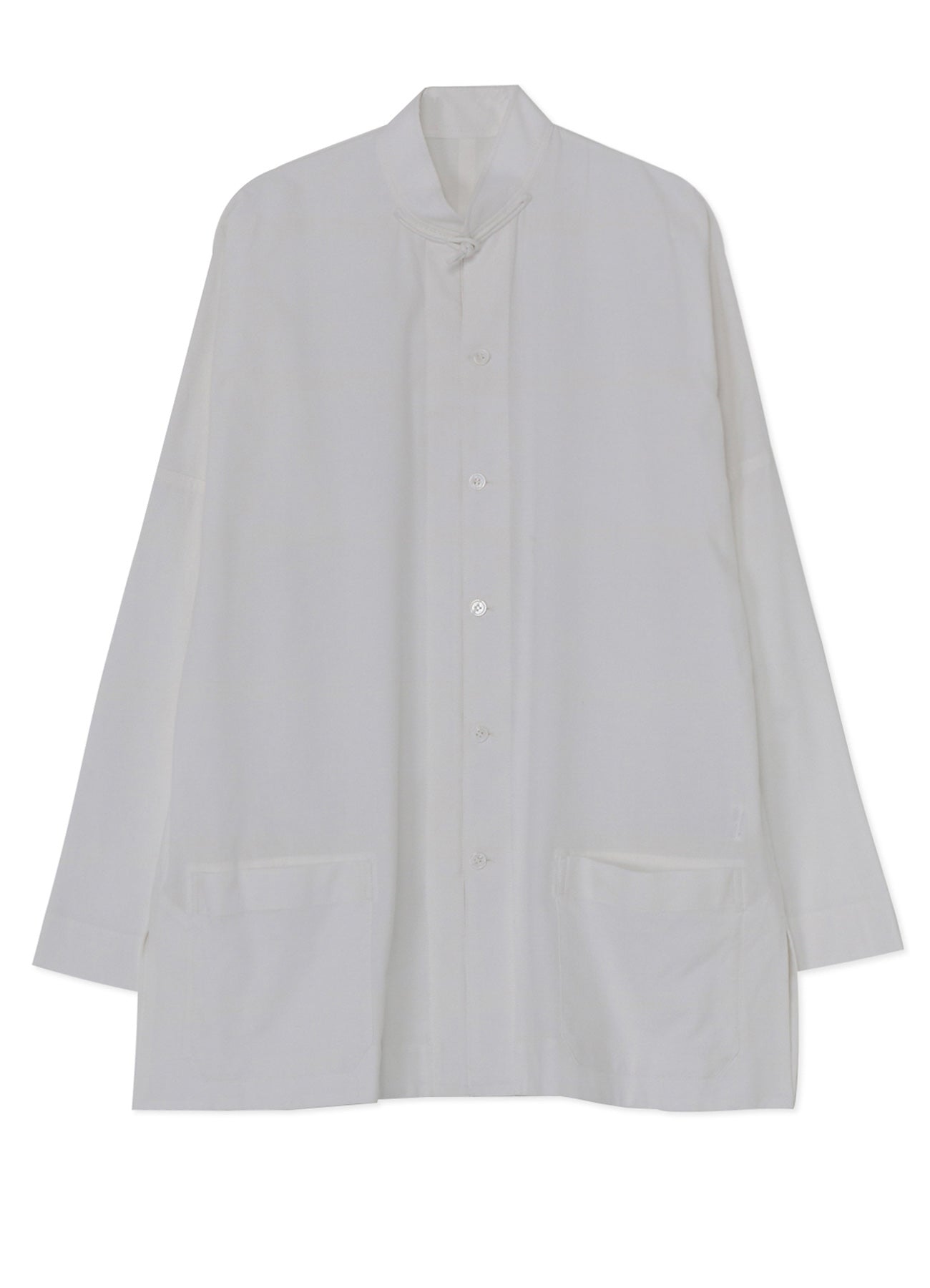 [Y's-Black Name]KHADI CHINA SHIRT