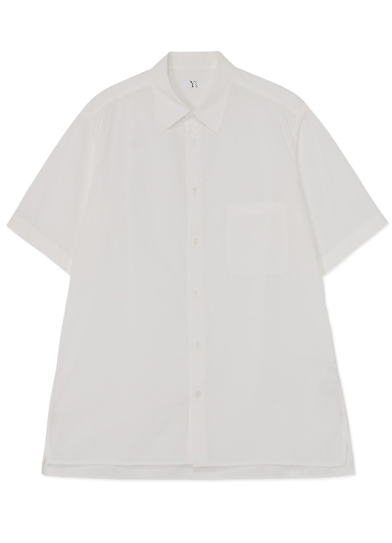 [Y's-Black Name]COTTON STANDARD SHORT SLEEVE SHIRT