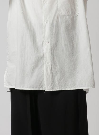 [Y's-Black Name]COTTON STANDARD SHORT SLEEVE SHIRT