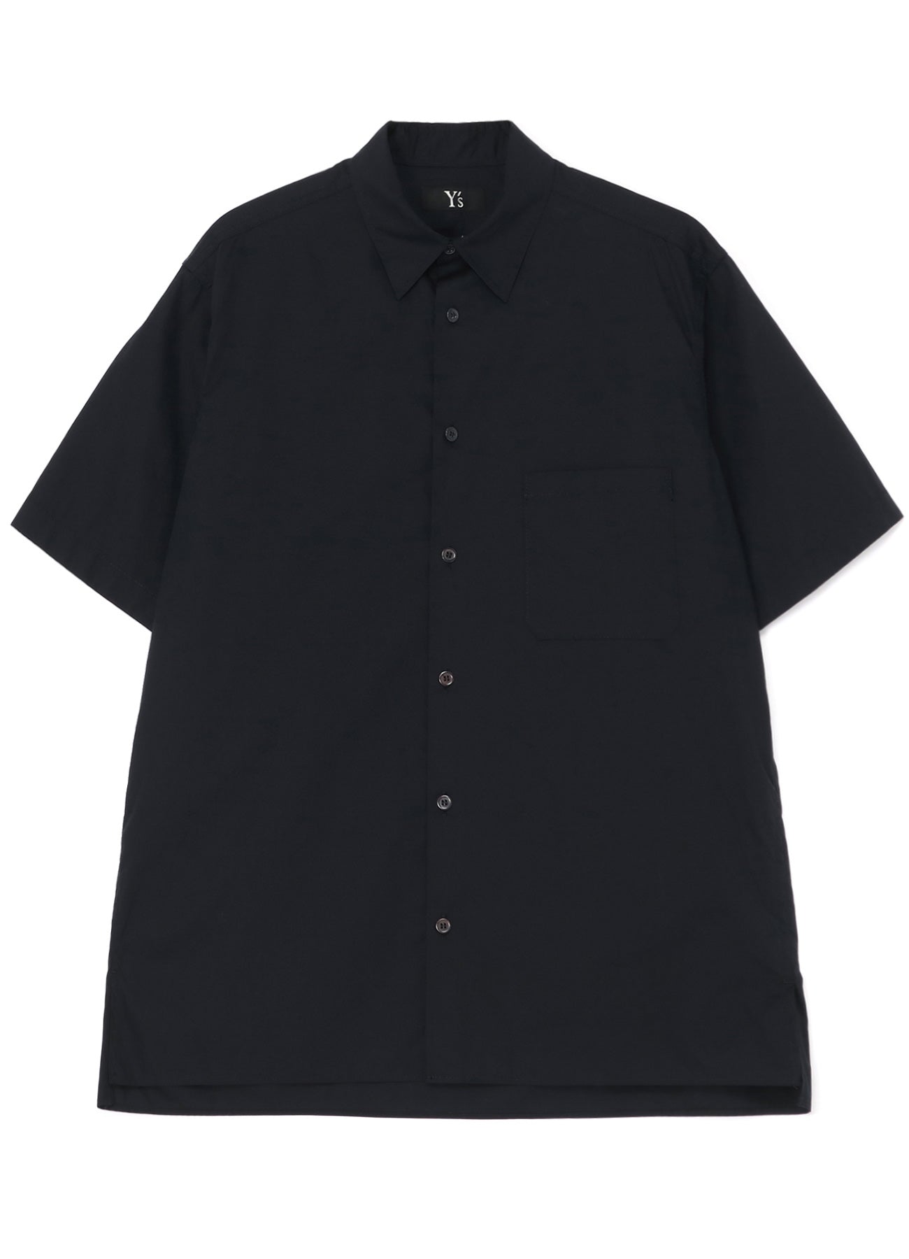 [Y's-Black Name]COTTON STANDARD SHORT SLEEVE SHIRT