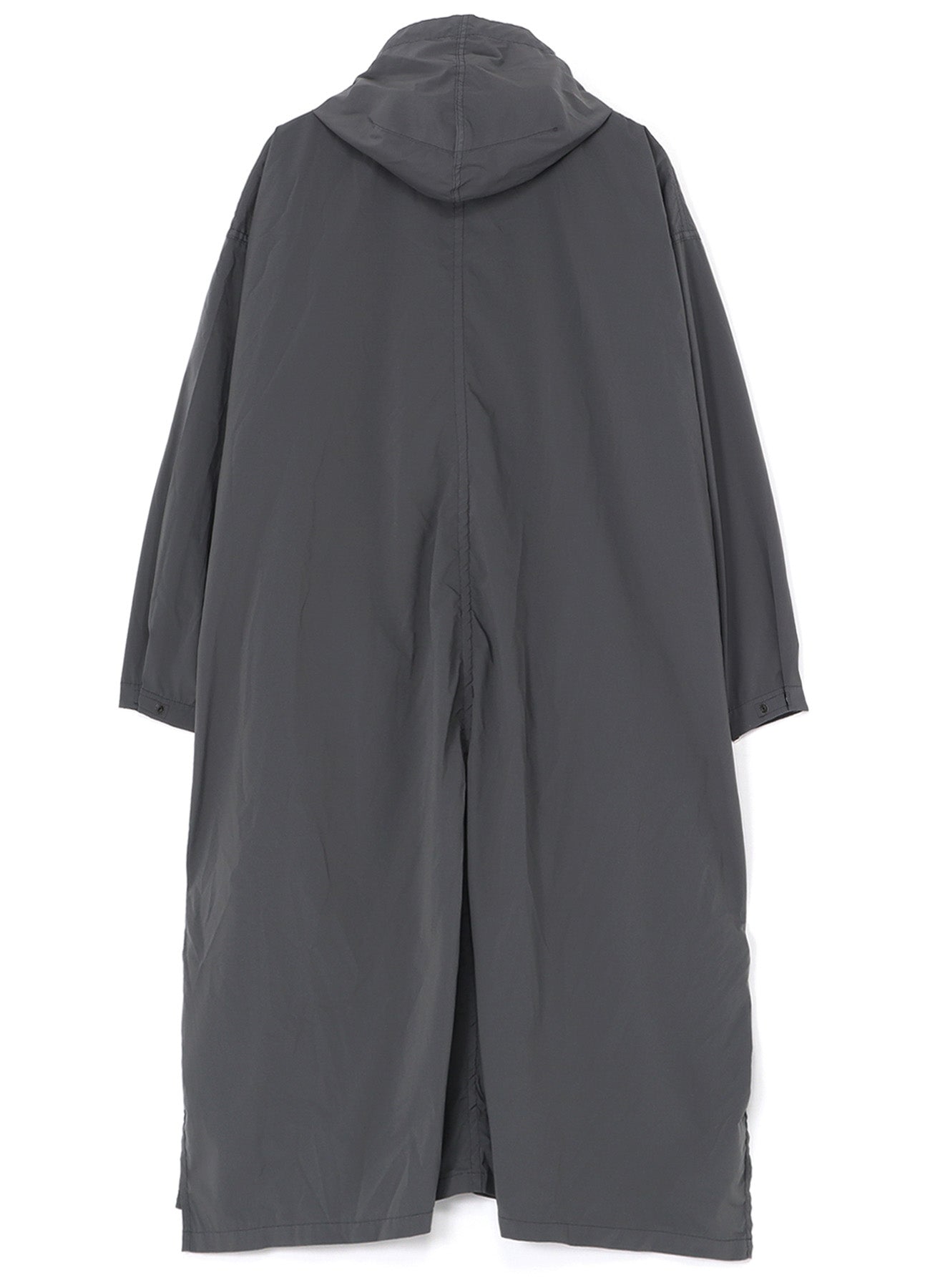 TYPEWRITER POLYESTER HOODED DRESS