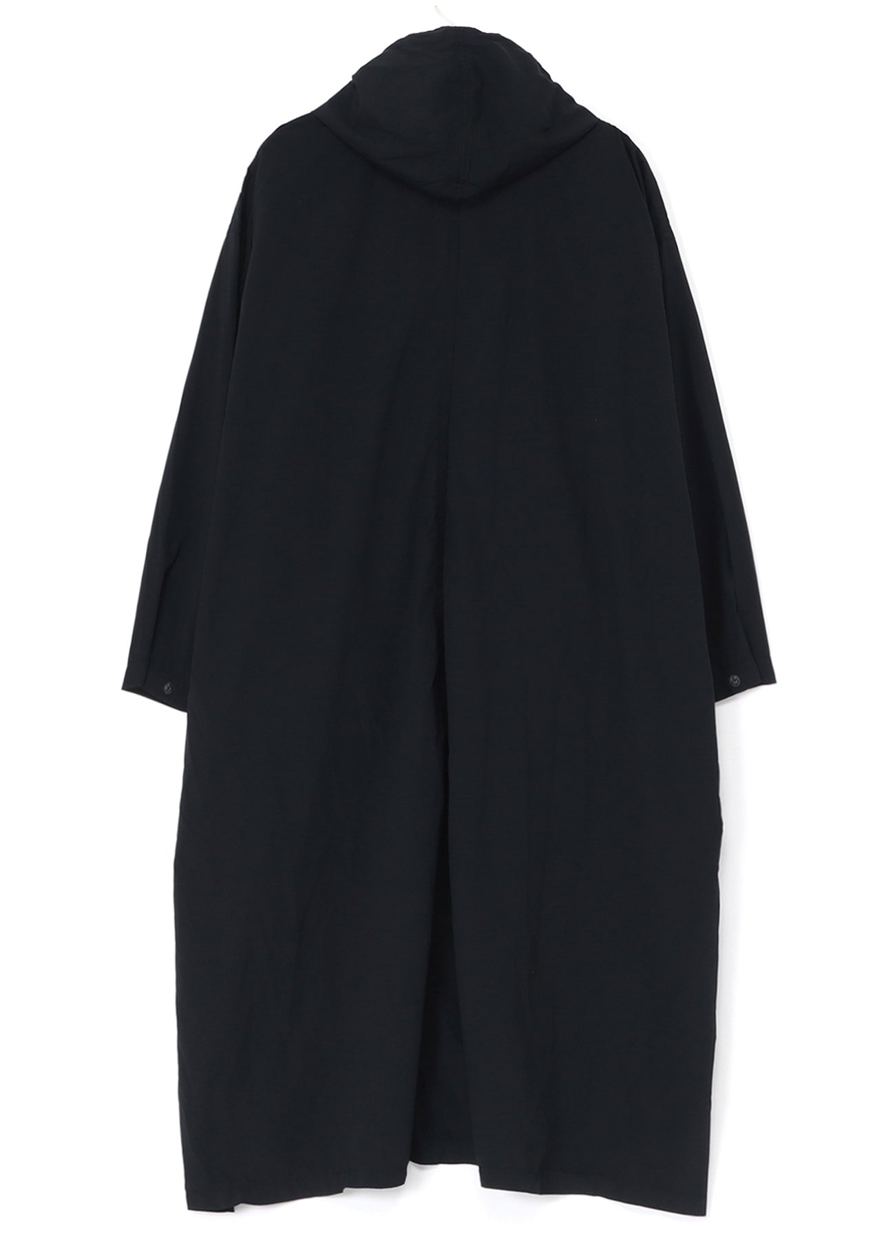 TYPEWRITER POLYESTER HOODED DRESS