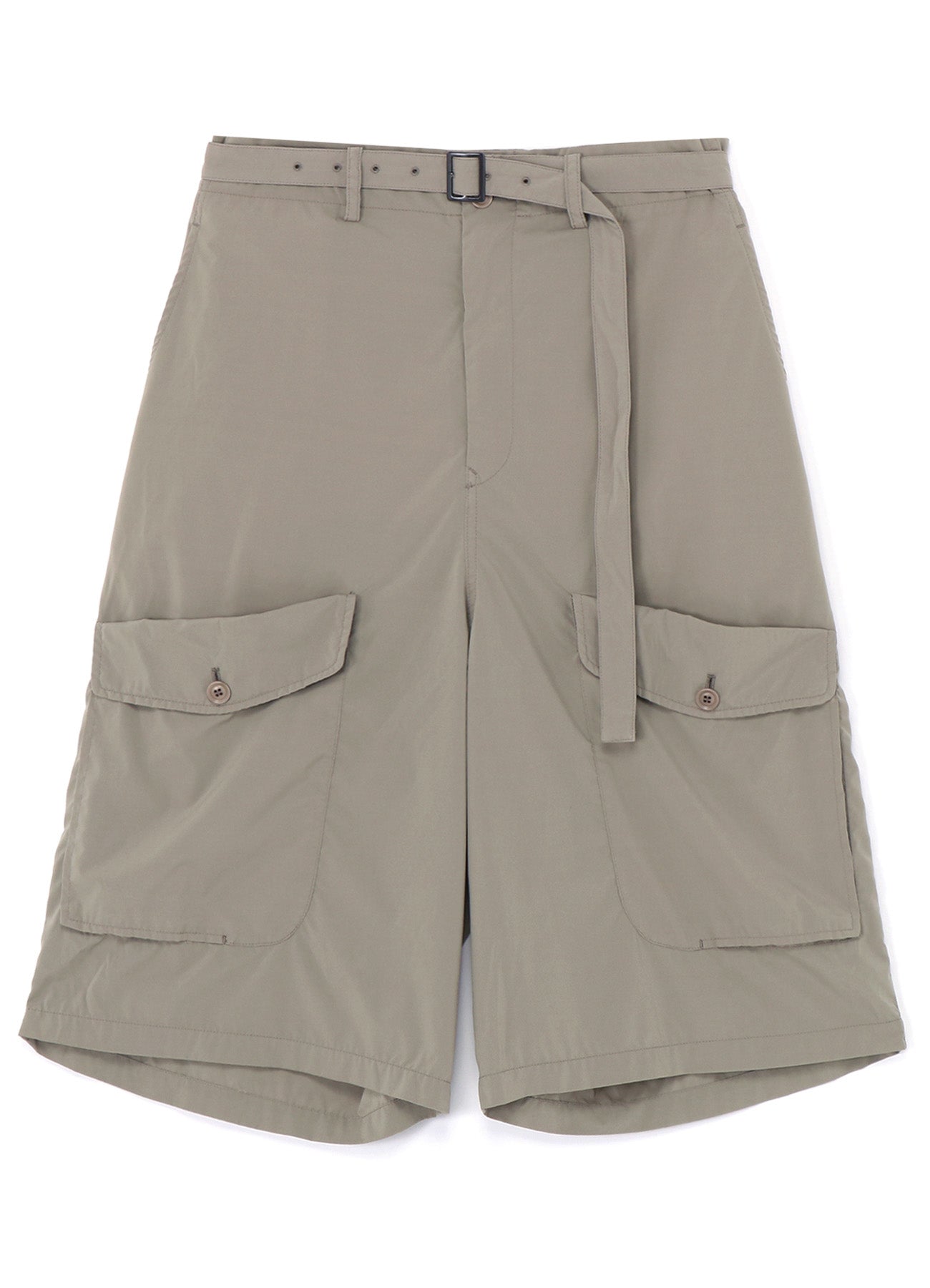 TYPEWRITER POLYESTER MILITARY-STYLE SHORTS