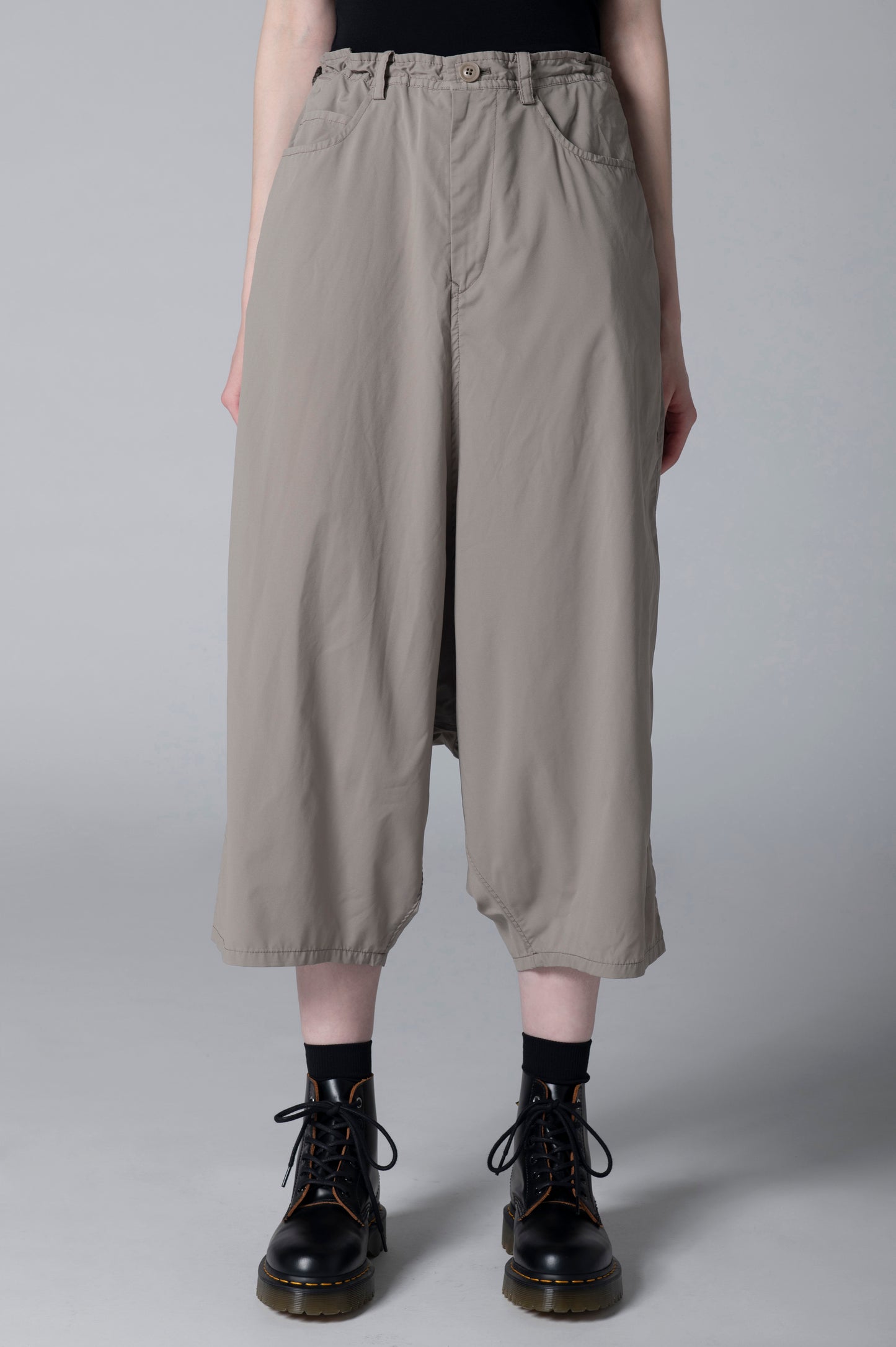 TYPEWRITER POLYESTER 5-POCKET SAROUEL PANTS