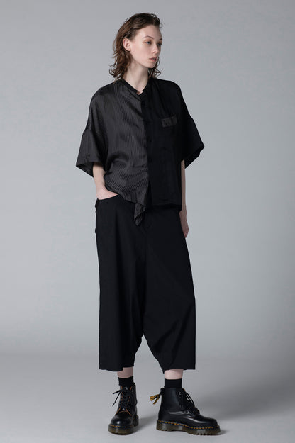 TYPEWRITER POLYESTER 5-POCKET SAROUEL PANTS