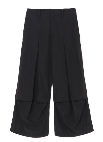 WIDE LEG PLEATED PANTS