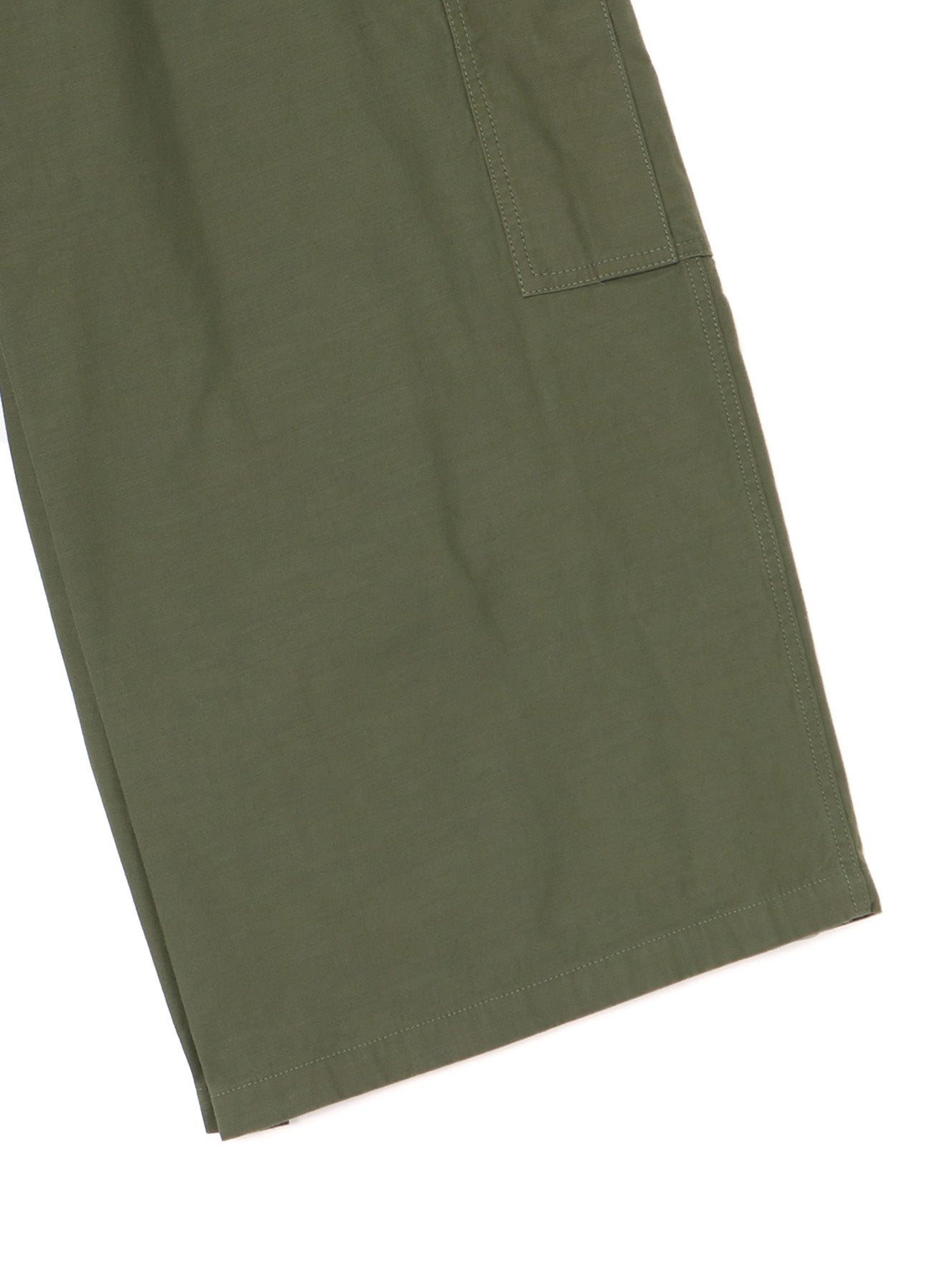 [Y's-Black Name]BACKSIDE SULFURIZATION SATIN WRAP PANTS WITH POCKETS