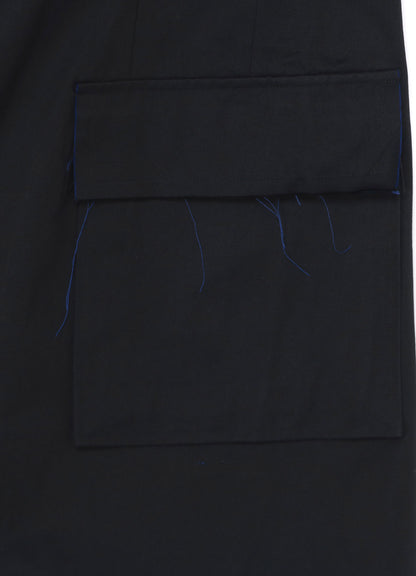 DOUBLE FACED TWILL NO COLLAR COAT