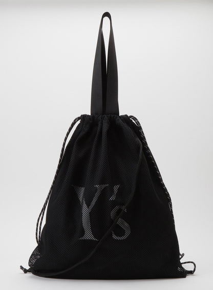 Y'S NYLON MESH KNAPSACK