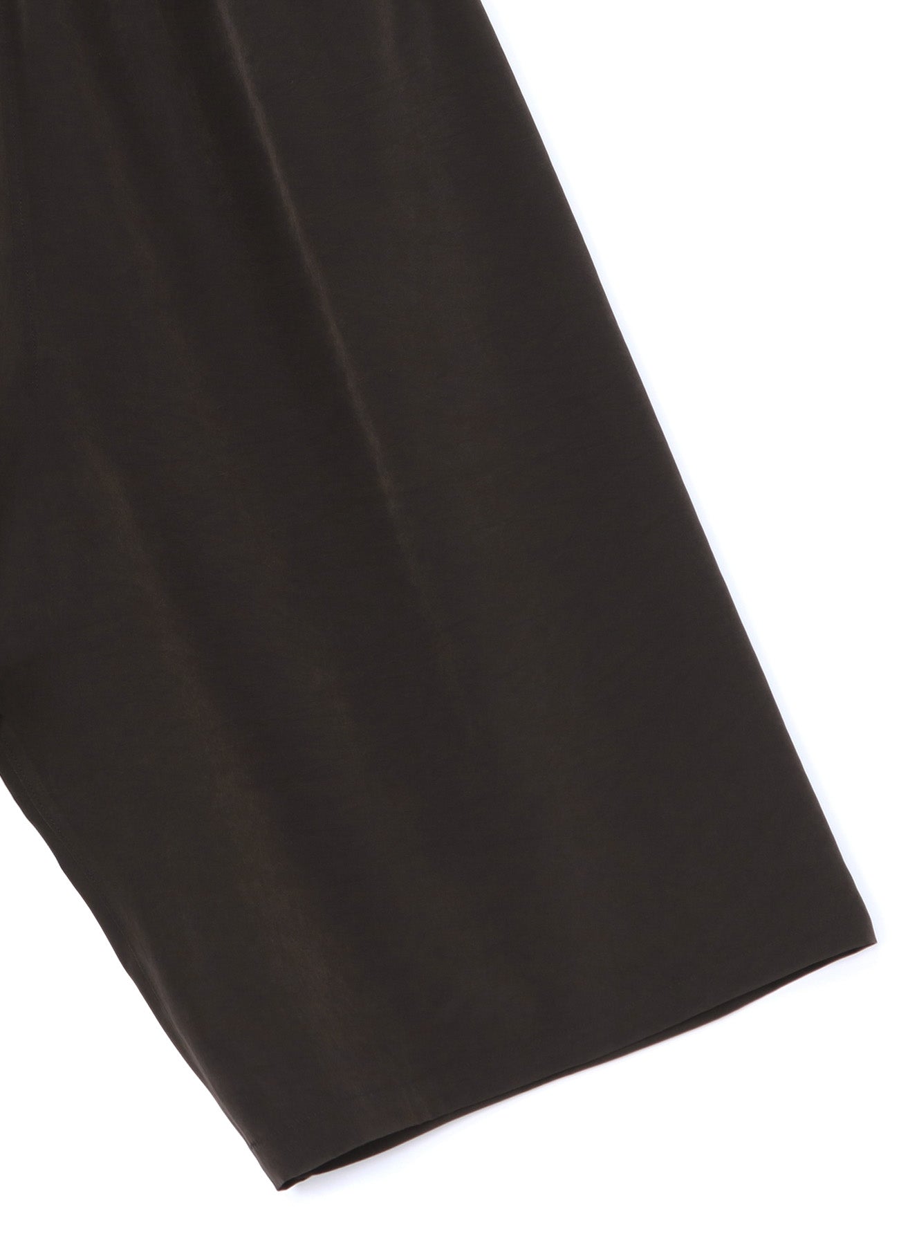 TRIACETATE POLYESTER CREPE de CHINE FRONT TUCK THICK PANTS