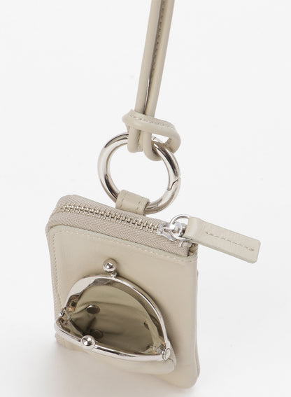 CLASP DETAIL MINI PURSE WITH STRAP