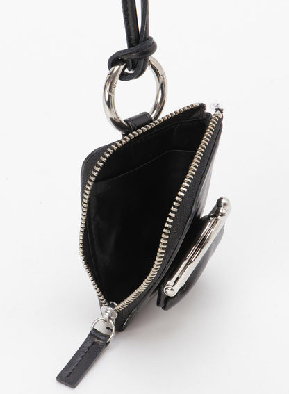 CLASP DETAIL MINI PURSE WITH STRAP