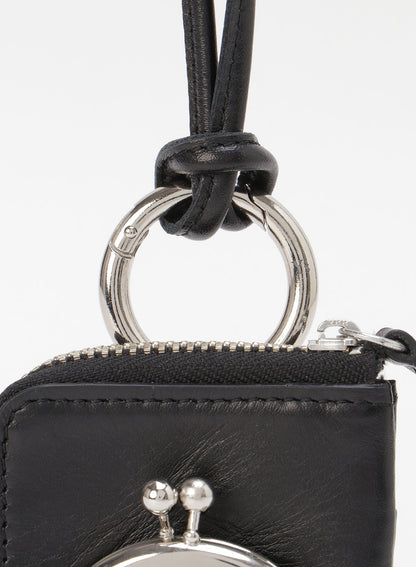 CLASP DETAIL MINI PURSE WITH STRAP