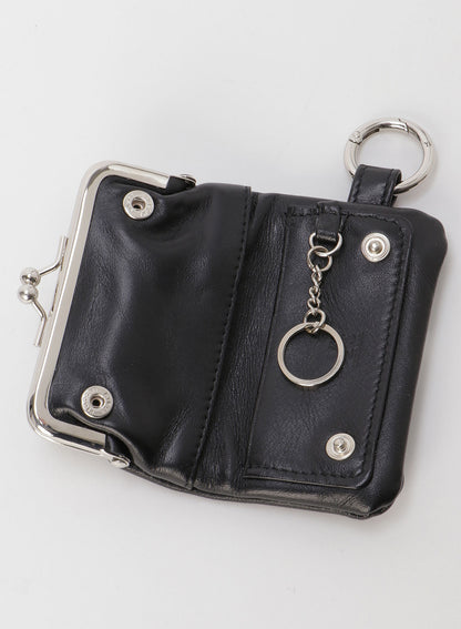 METAL RING DETAIL MINI CLASP PURSE