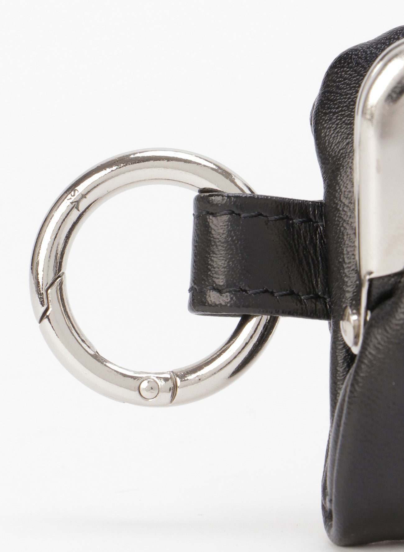 METAL RING DETAIL MINI CLASP PURSE