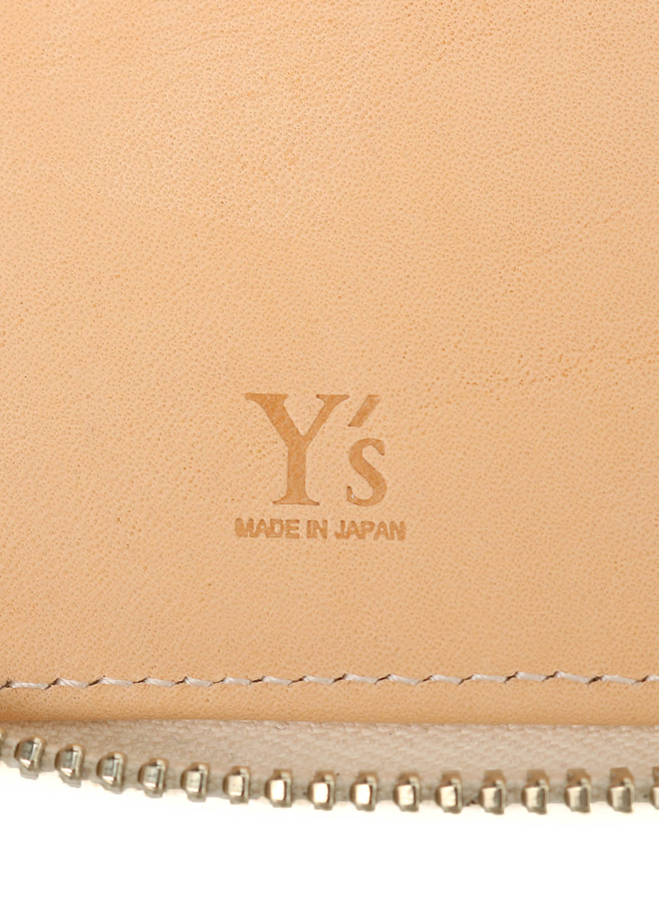 TANNED/ENAMEL-COATED LEATHER WALLET