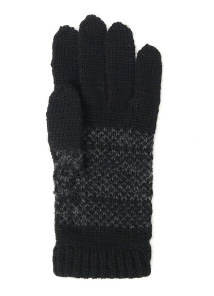 FAIR ISLE PATTERN GLOVES