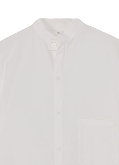 [Y's BORN PRODUCT] THIN COTTON TWILL MANDARIN COLLAR SHIRT