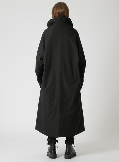 TYPEWRITER POLYESTER CAPE COAT