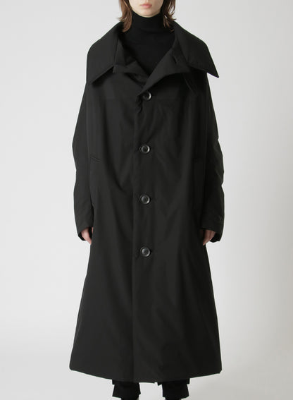 TYPEWRITER POLYESTER CAPE COAT