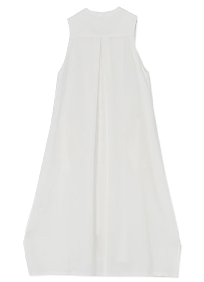 [Y's BORN PRODUCT] THIN COTTON TWILL SLEEVELESS DRESS