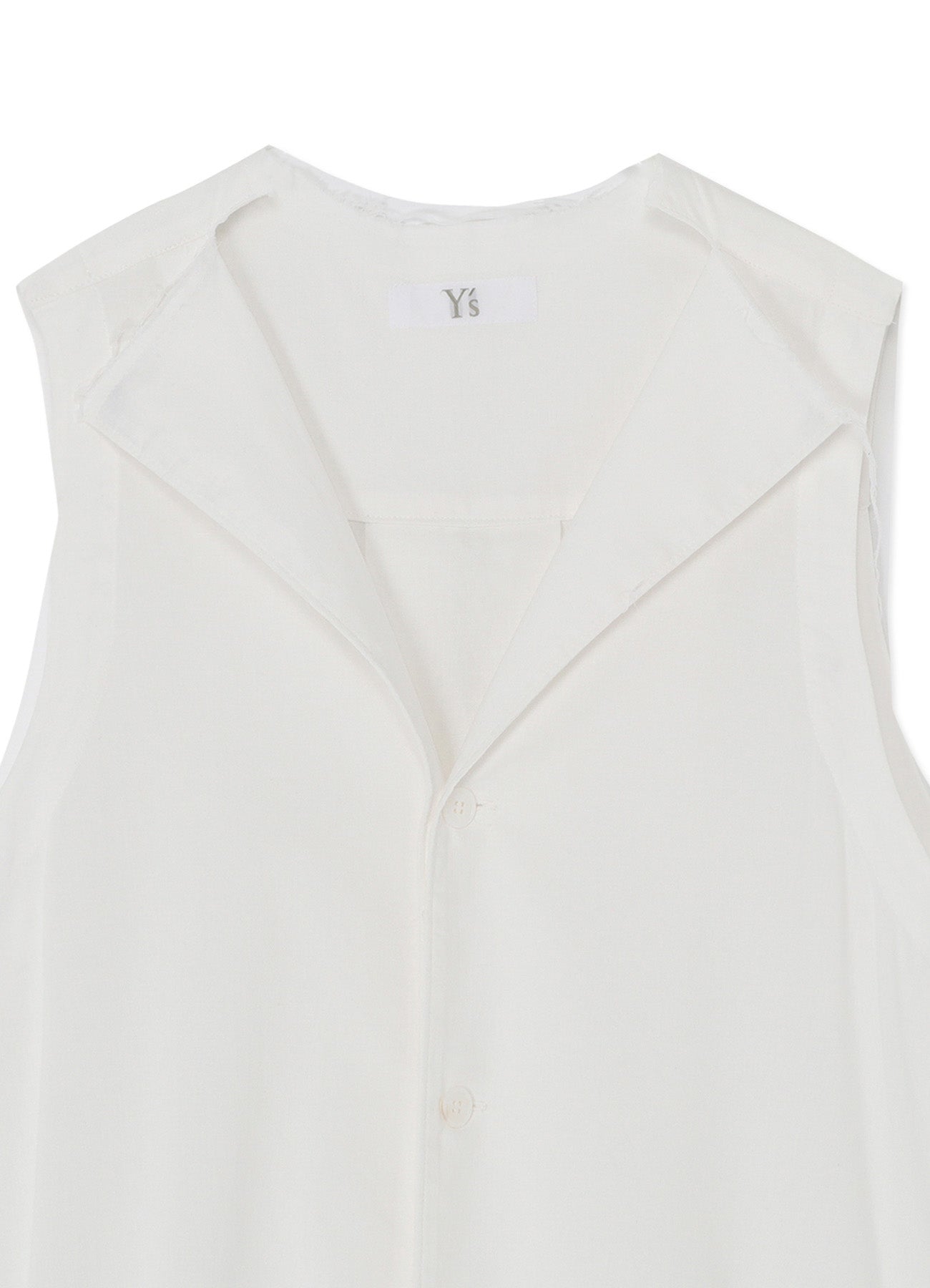 [Y's BORN PRODUCT] THIN COTTON TWILL SLEEVELESS DRESS