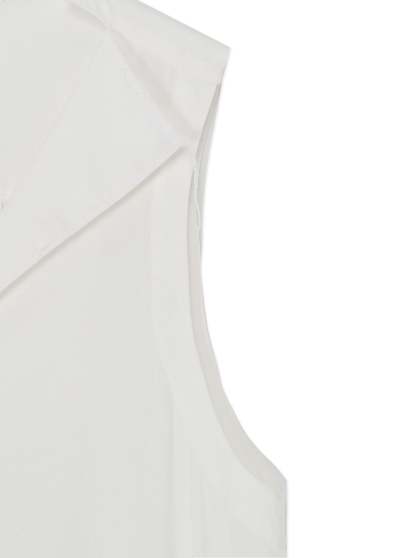 [Y's BORN PRODUCT] THIN COTTON TWILL SLEEVELESS DRESS