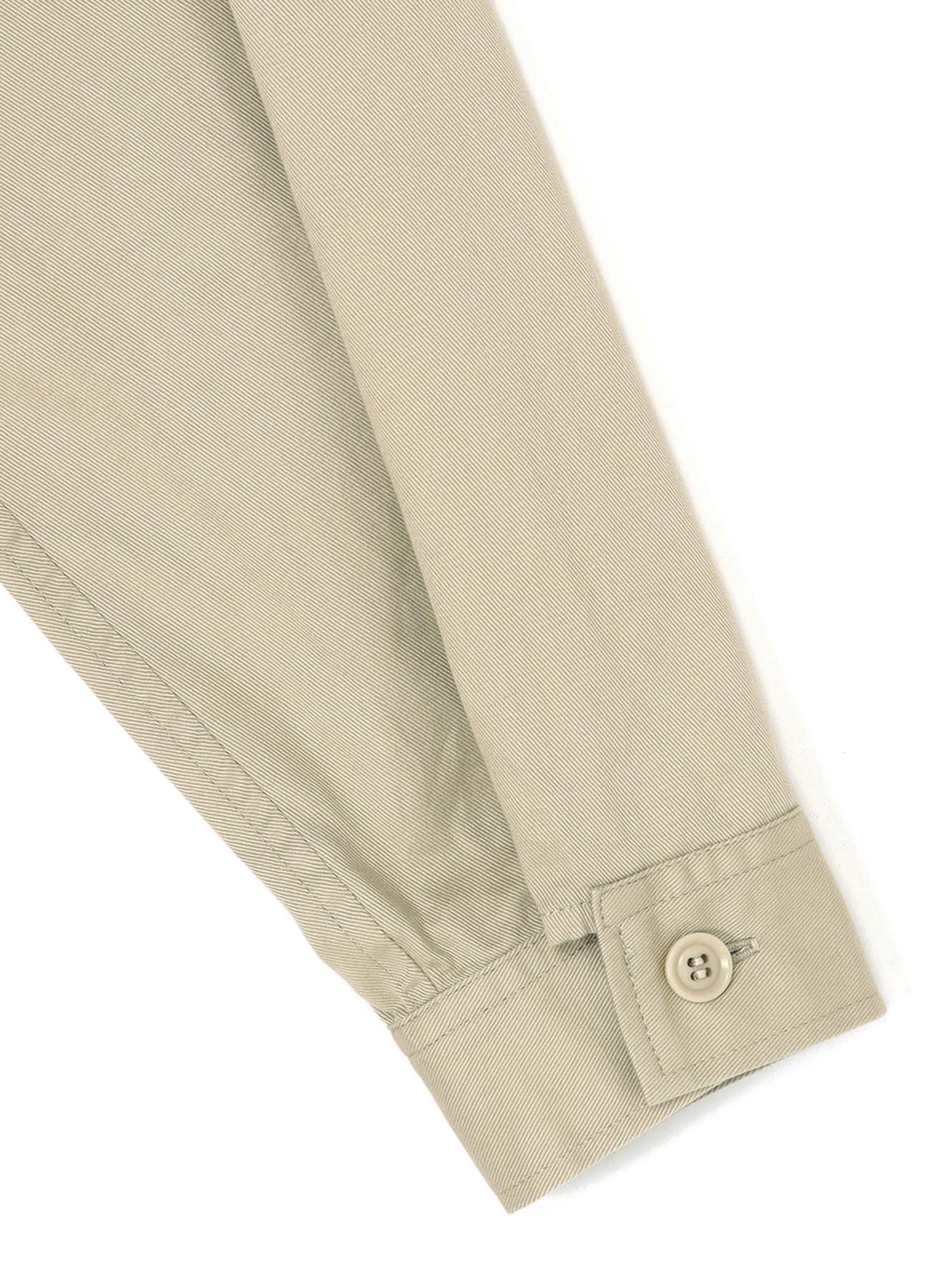 Y's BORN PRODUCT] COTTON TWILL DOUBLE CHEST POCKET DRESS