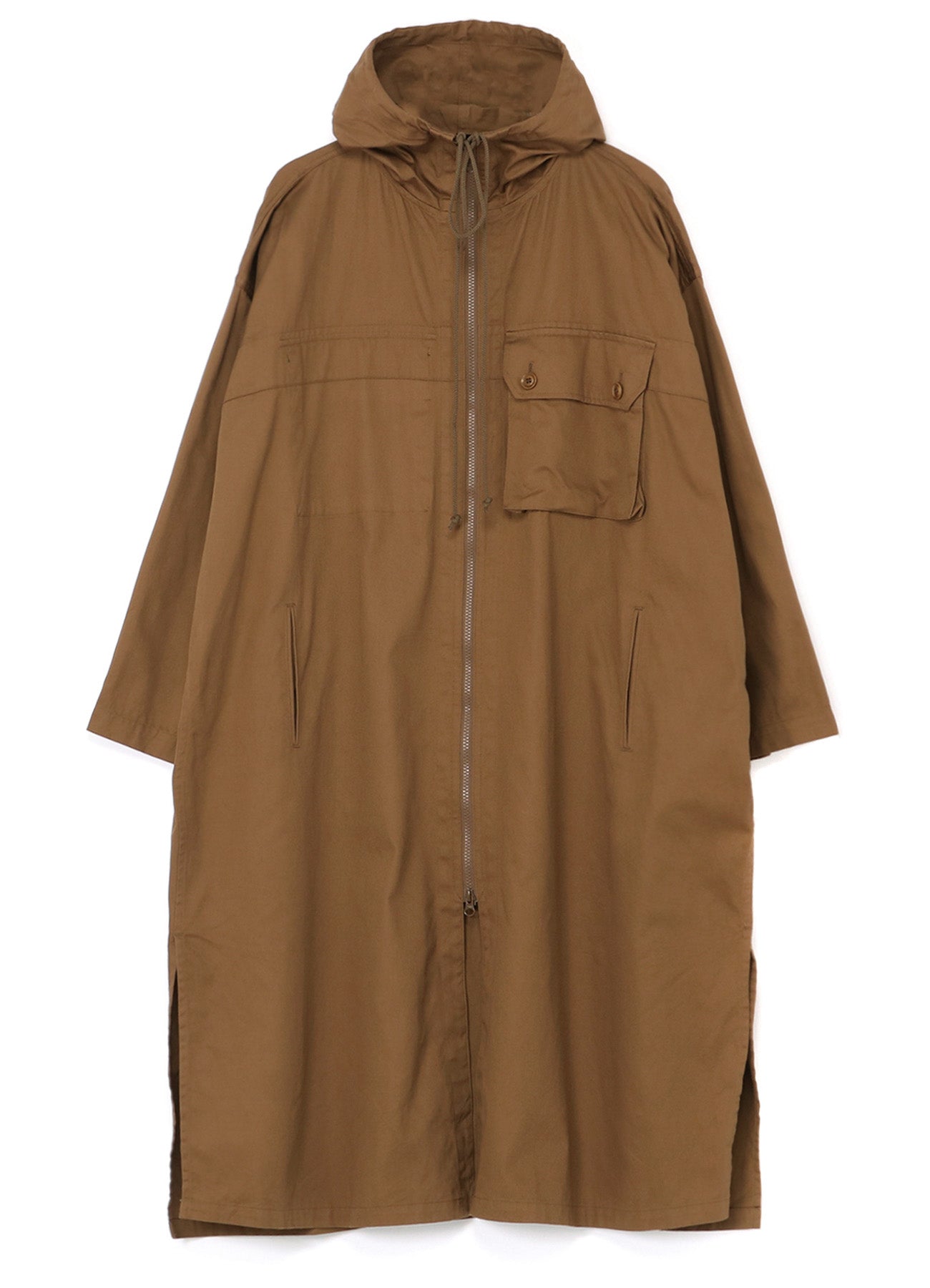 [Y's BORN PRODUCT] COTTON TWILL HOODED COAT