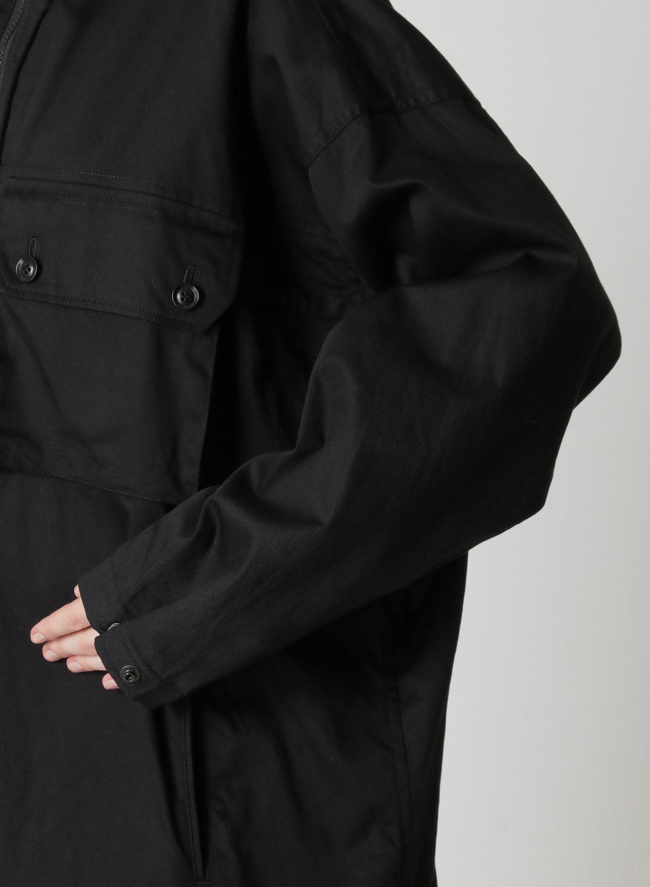 [Y's BORN PRODUCT] COTTON TWILL HOODED COAT