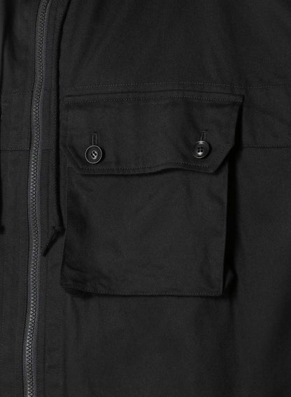 [Y's BORN PRODUCT] COTTON TWILL HOODED COAT