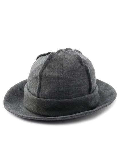 Wool Gauze Twill 4-Sided Hat