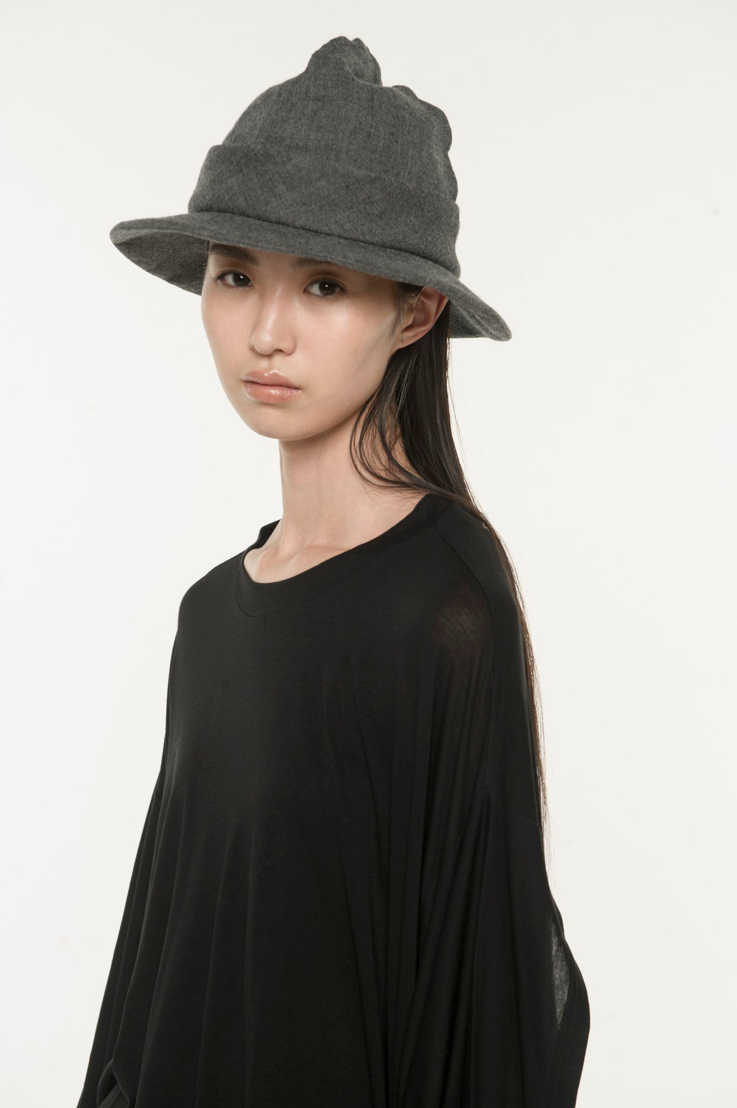 Wool Gauze Twill 4-Sided Hat