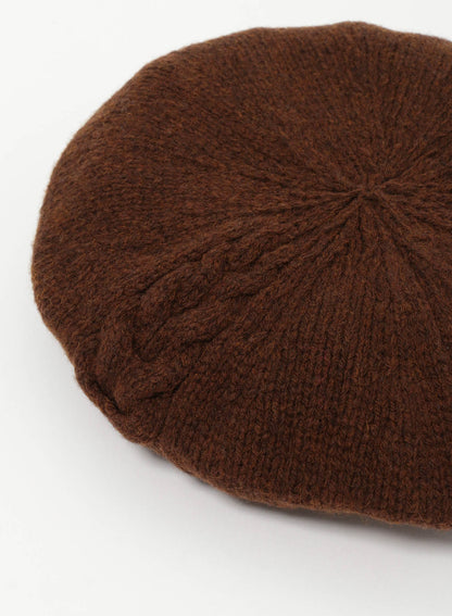 KNITTED LAMBSWOOL BERET