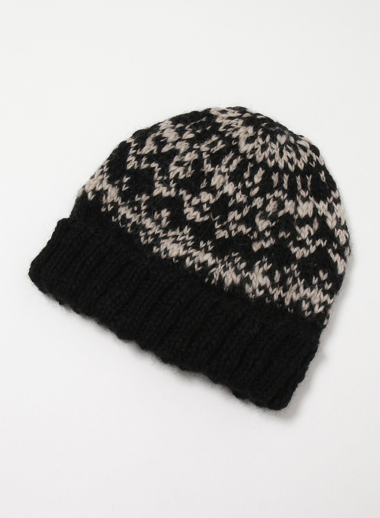 HAND-KNITTED BEANIE