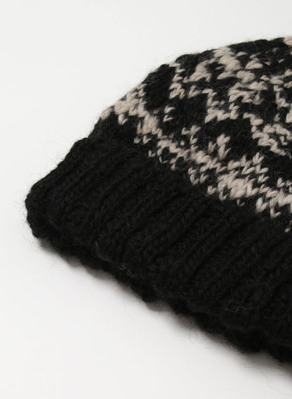 HAND-KNITTED BEANIE