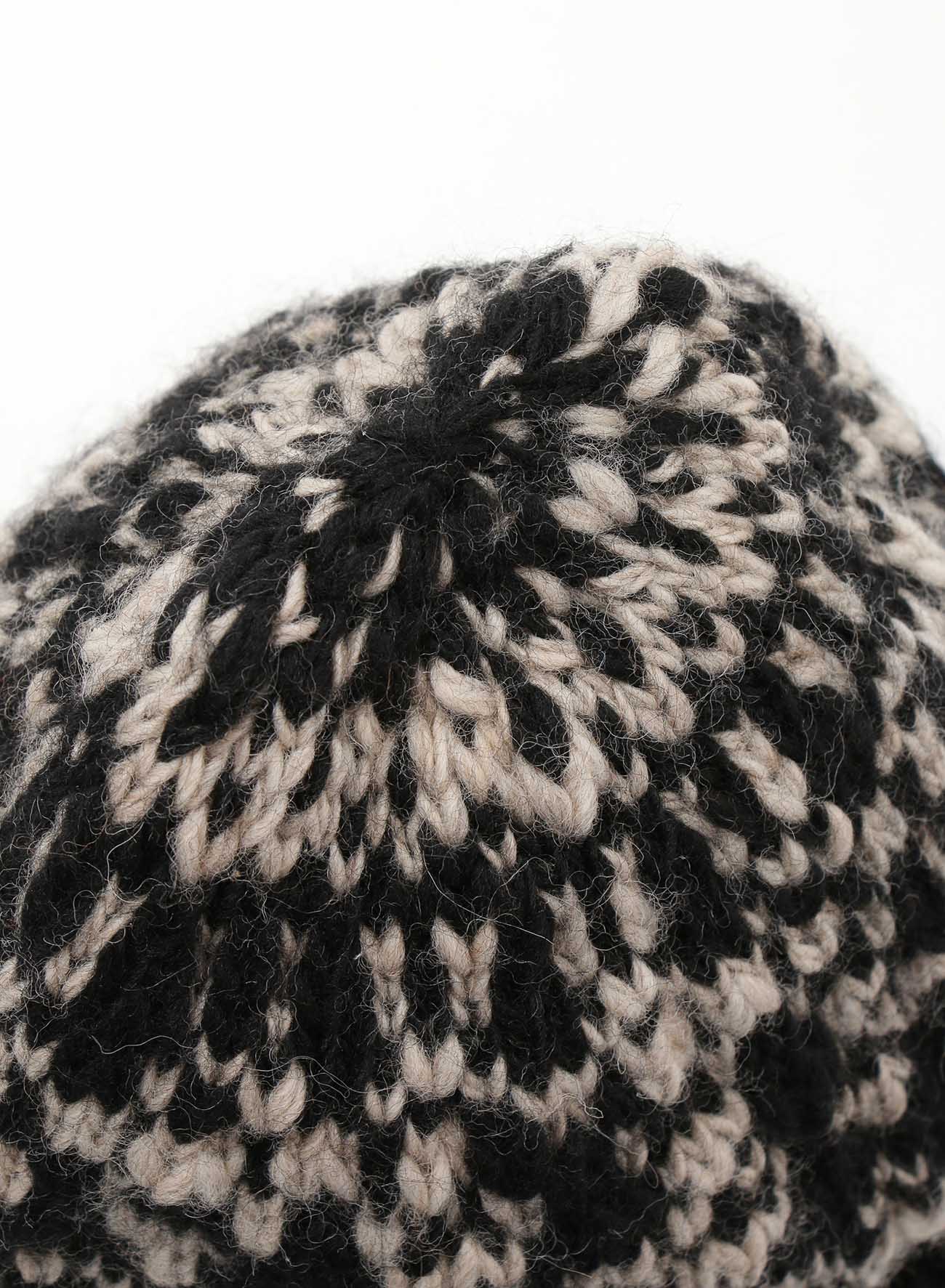 HAND-KNITTED BEANIE