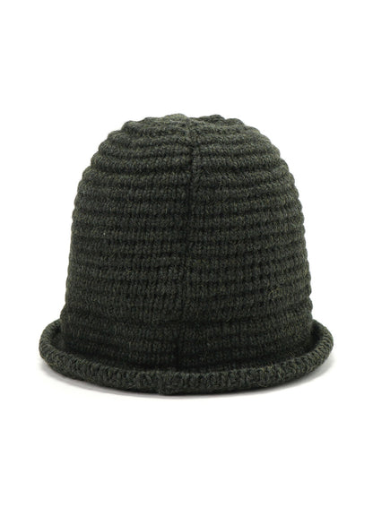 WOOL KNITTED BUCKET HAT