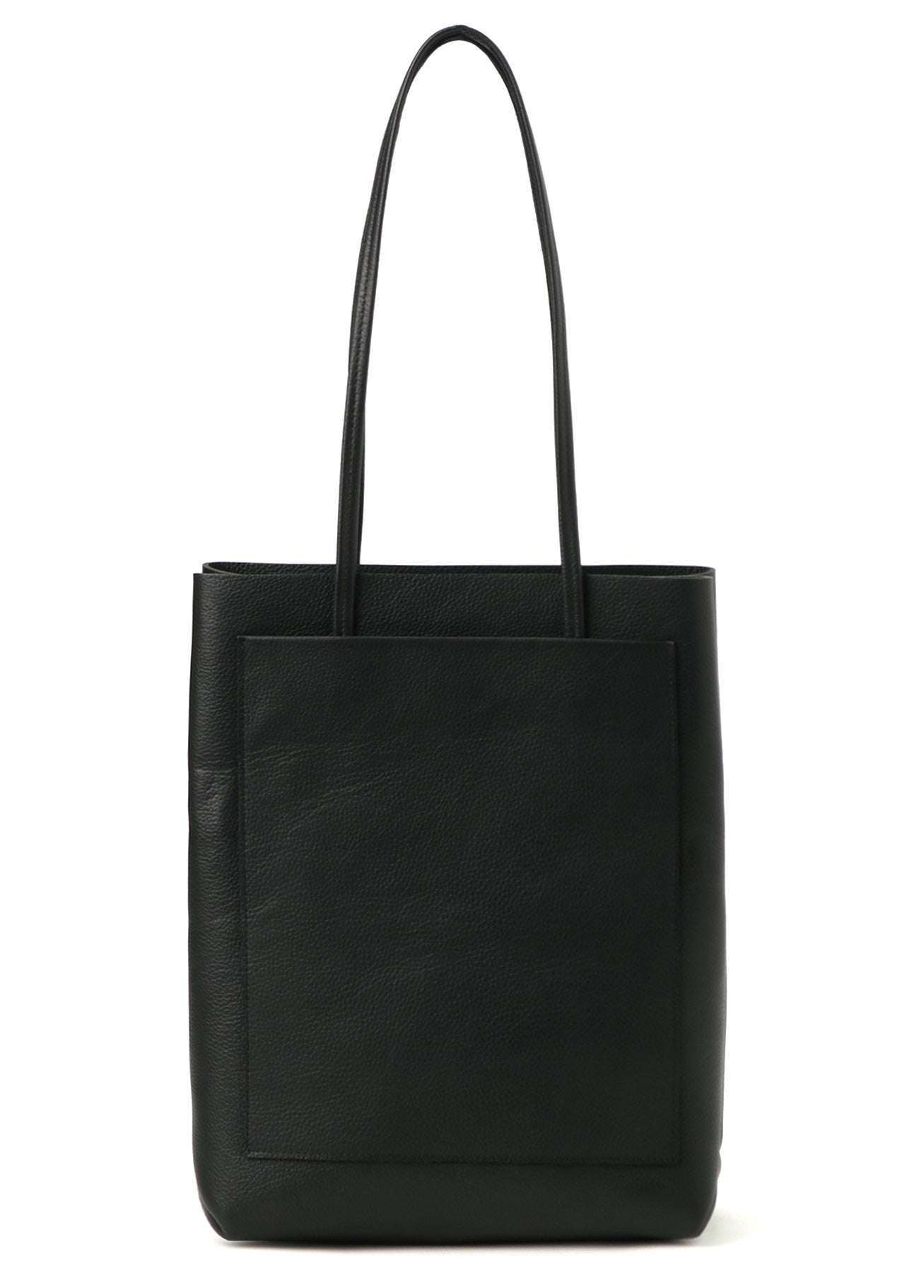 SHRUNKEN LEATHER BOX TOTE BAG