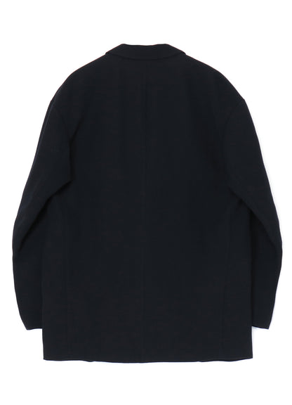 WOOL GABARDINE OVERSIZED TAILORED JACKET