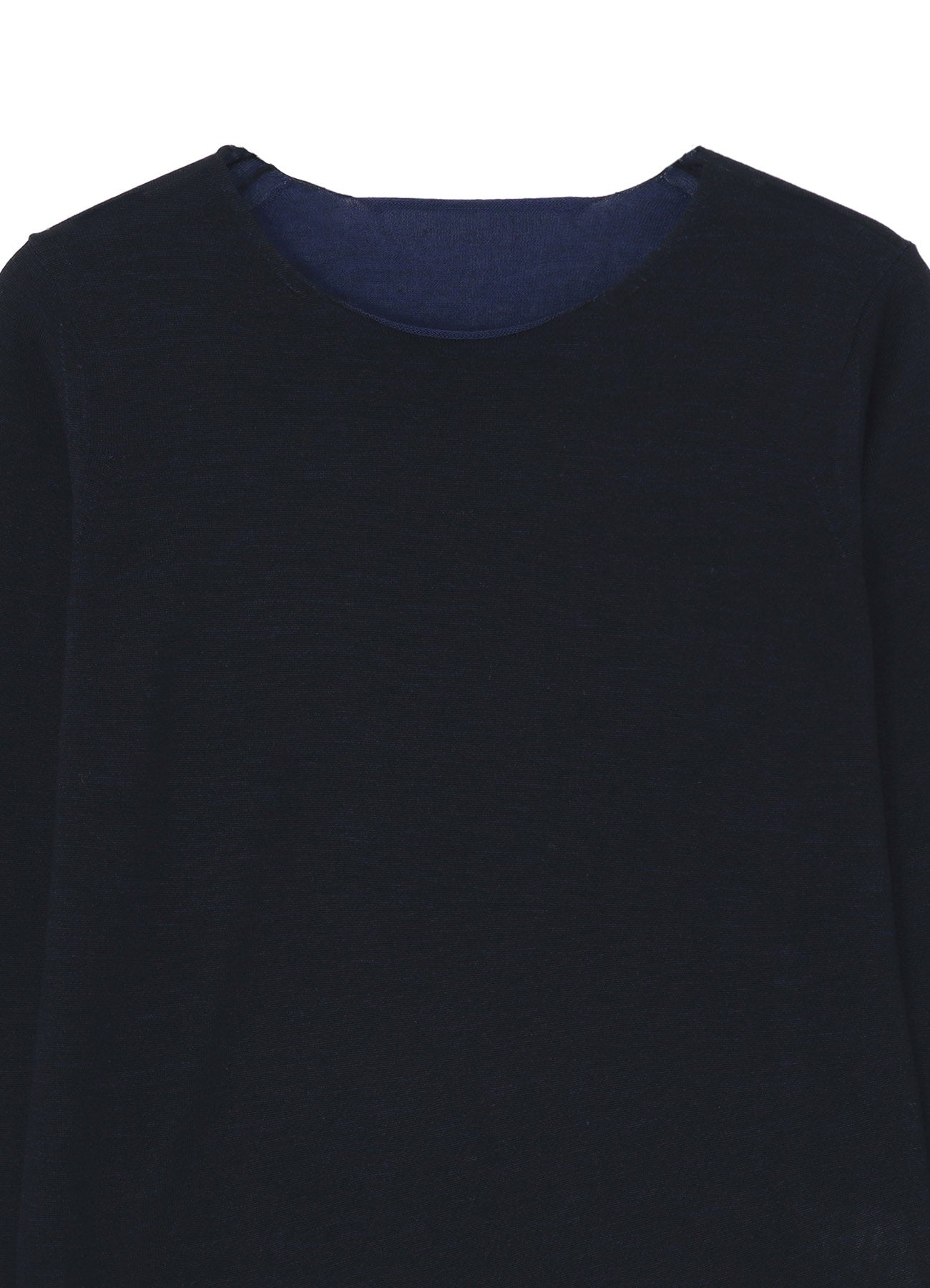 WOOL JERSEY CREW-NECK PULLOVER