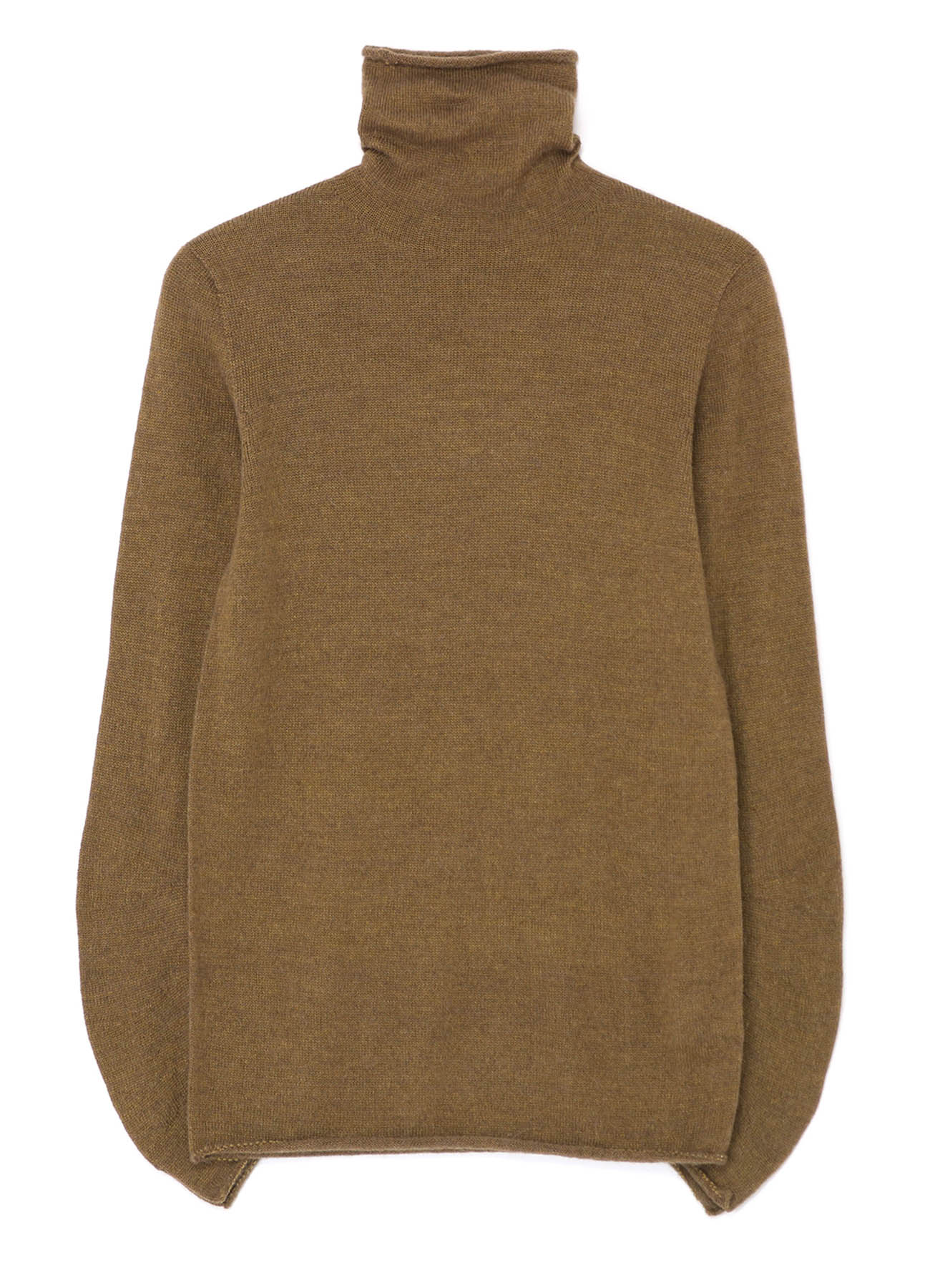 ALPACA BLEND DRAPEY SLEEVE TURTLENECK