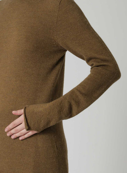 ALPACA BLEND DRAPEY SLEEVE TURTLENECK