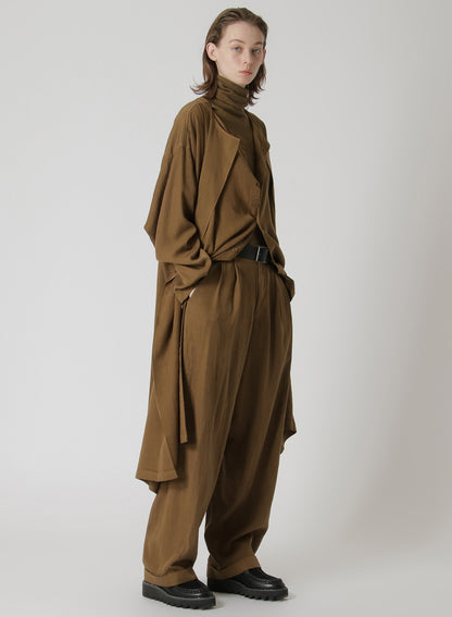 ALPACA BLEND DRAPEY SLEEVE TURTLENECK